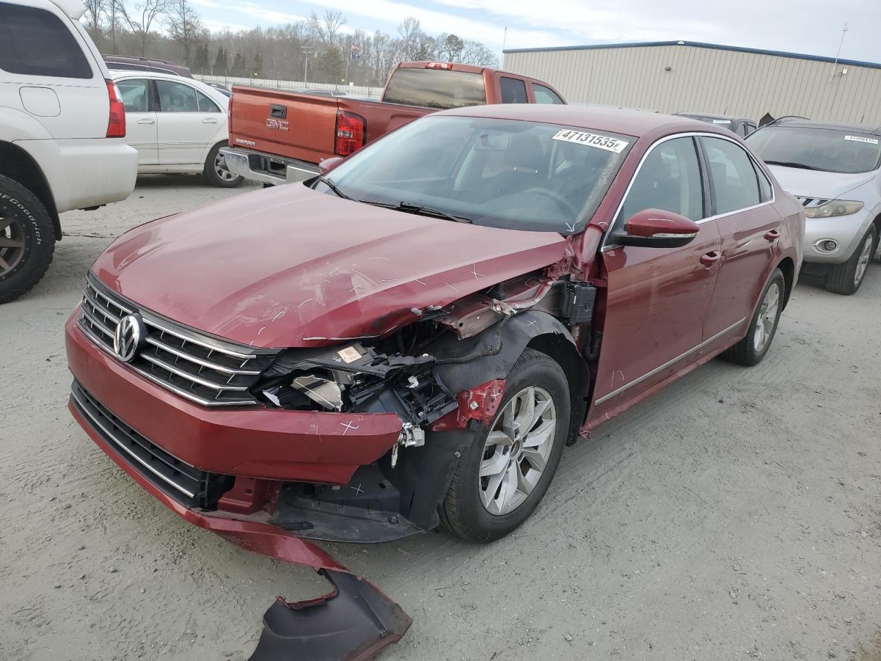 2016 Volkswagen Passat VIN 1VWAS7A37GC034314