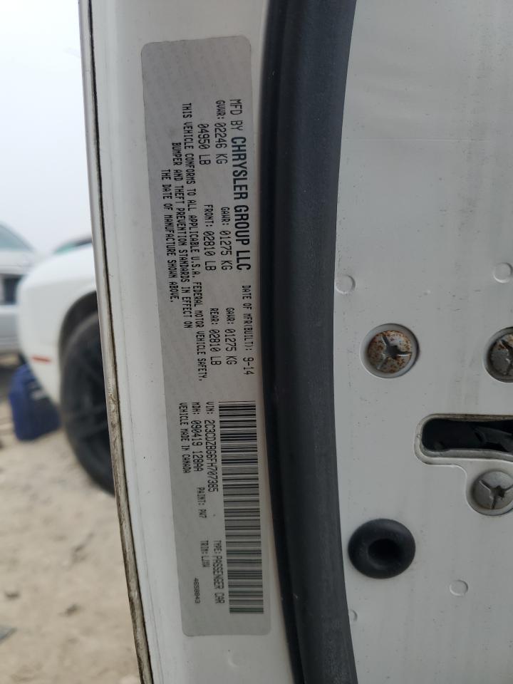 2015 Dodge Challenger VIN 2C3CDZBG6FH707385 Copart auction photo, minor dent/scratches damage thumbnail 12