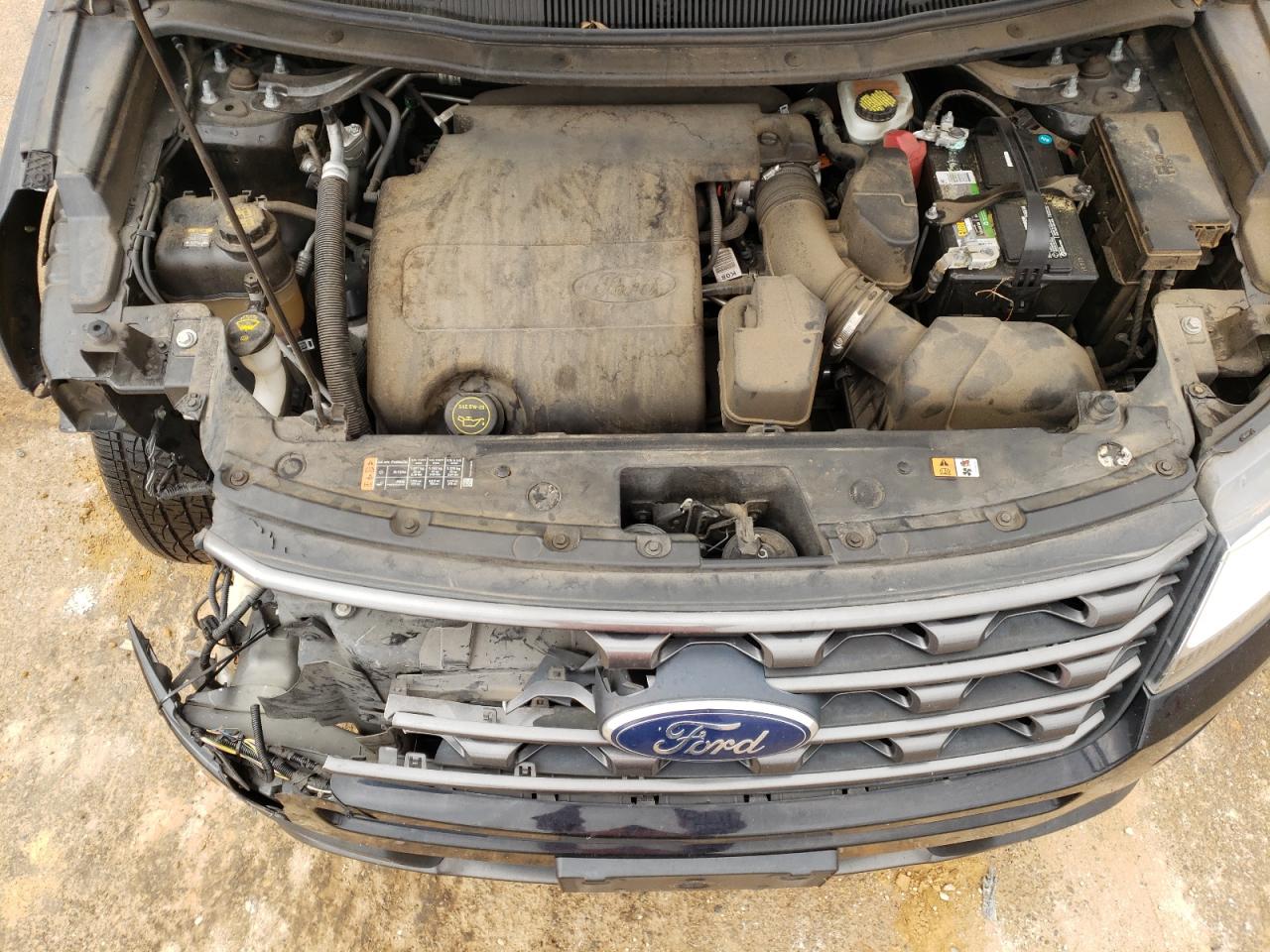 2017 Ford Explorer VIN 1FM5K7D84HGE22134 Copart auction photo, front end damage thumbnail 12