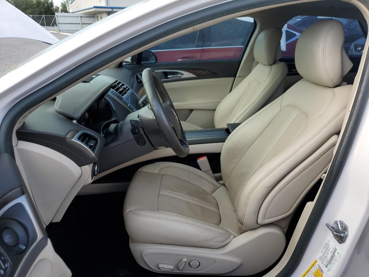 2019 Lincoln MKZ VIN 3LN6L5MU3KR608086 Copart auction photo, water/flood damage thumbnail 7