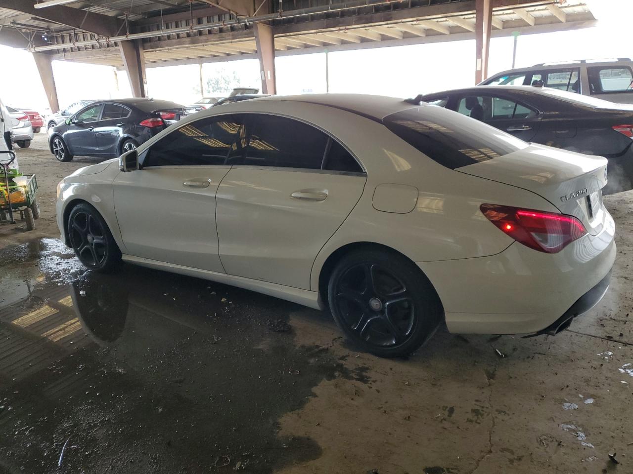 2014 Mercedes-Benz CLA-klasse VIN WDDSJ4EB0EN027450 Copart auction photo, front end damage thumbnail 2