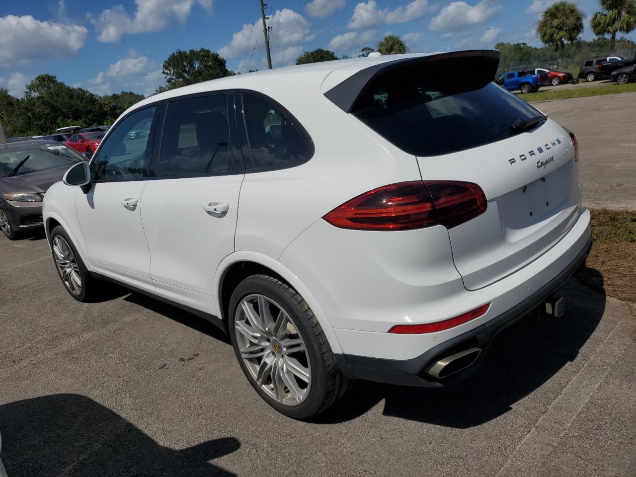 2017 Porsche Cayenne VIN WP1AA2A22HKA86147 Copart auction photo, water/flood damage thumbnail 2