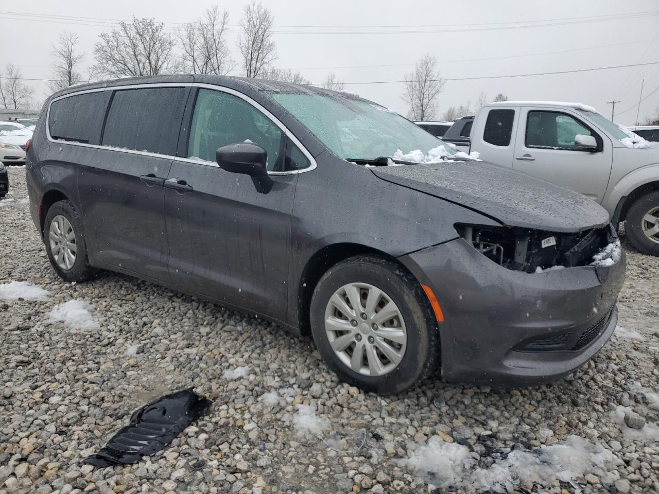 2021 Chrysler Voyager VIN 2C4RC1AG6MR513135 Copart auction photo, front end damage thumbnail 4
