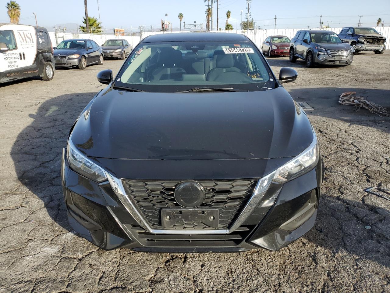 2022 Nissan Sentra VIN 3N1AB8CV9NY260854 Copart auction photo, front end / minor dent/scratches damage thumbnail 5