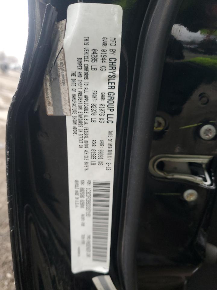 2013 Dodge Dart VIN 1C3CDFCB9DD327193 Copart auction photo, all over damage thumbnail 15