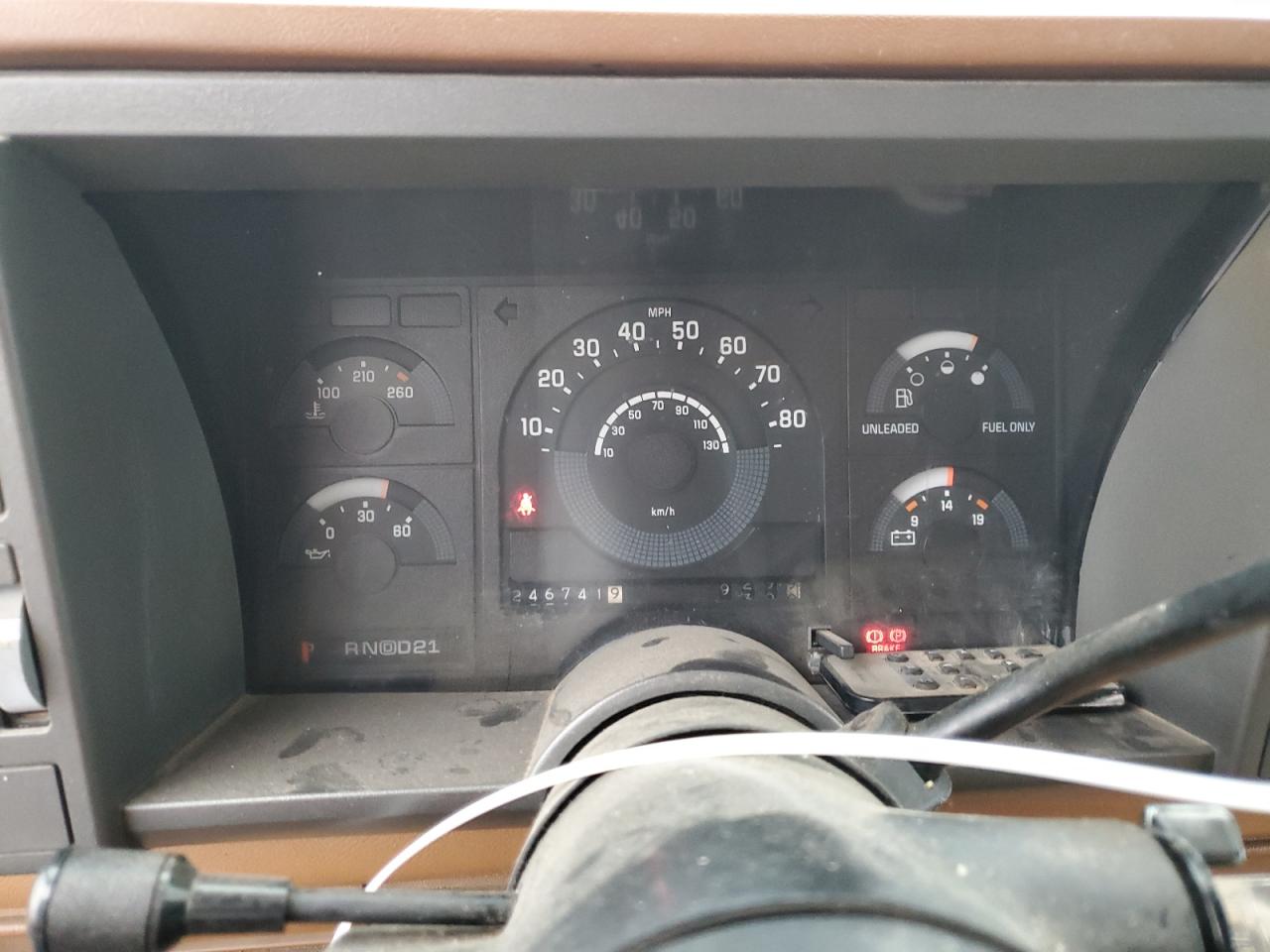 1991 GMC Sierra VIN 2GTEC19K8M1519850 Copart auction photo, rear end damage thumbnail 9