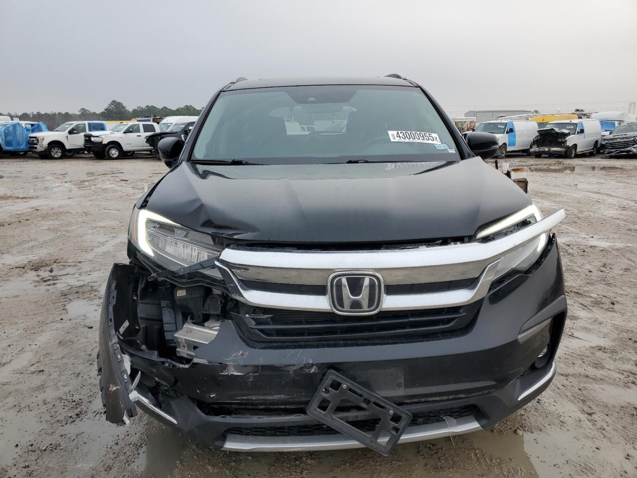 2020 Honda Pilot VIN 5FNYF5H67LB001837 Copart auction photo, front end damage thumbnail 5