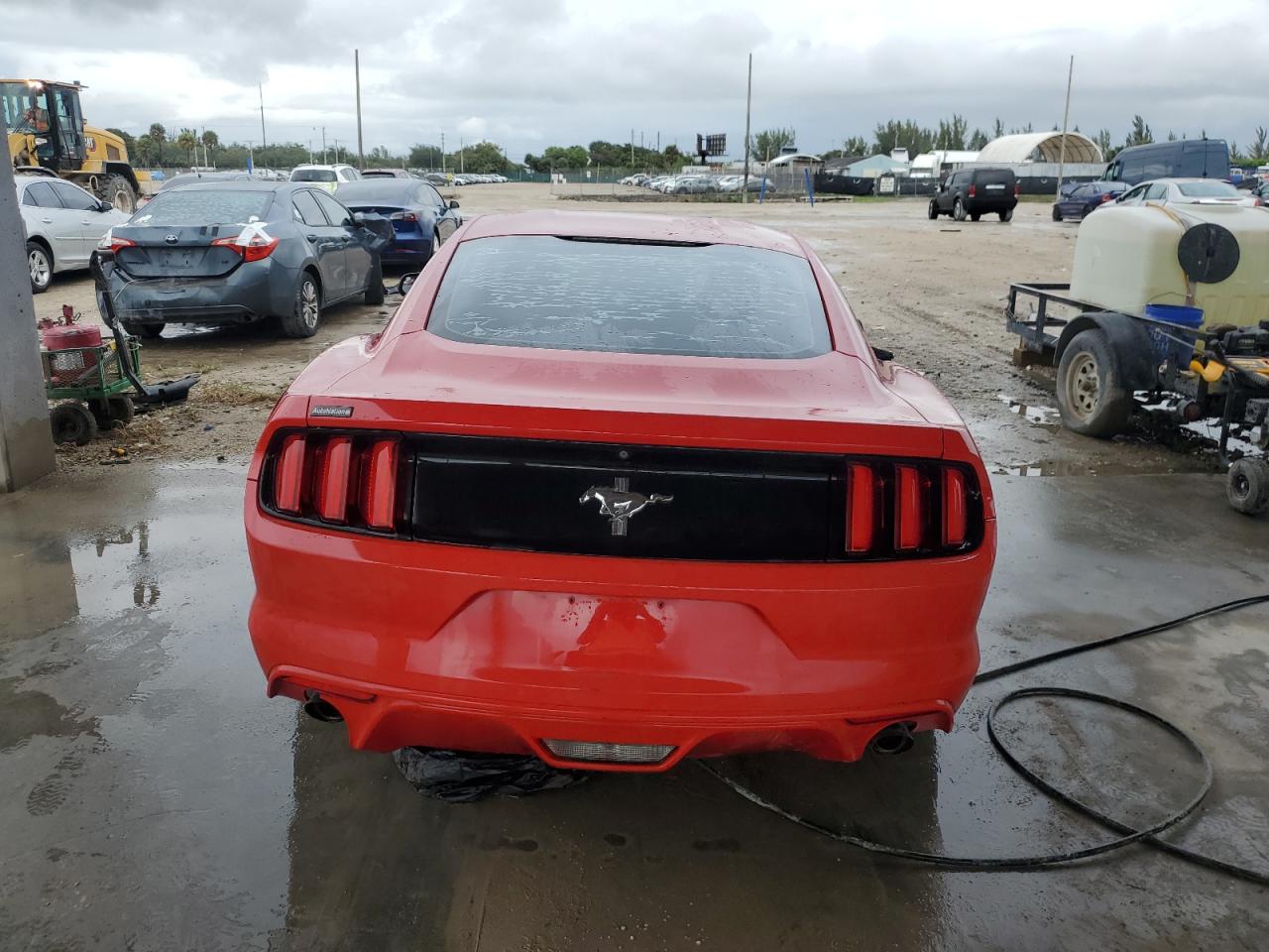 2015 Ford Mustang VIN 1FA6P8AM5F5361408 Copart auction photo, side / front end damage thumbnail 6