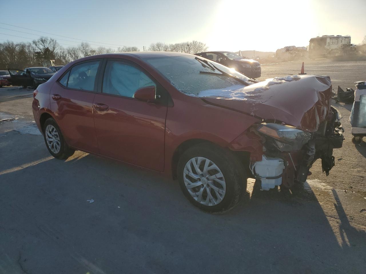2018 Toyota Corolla VIN 2T1BURHE3JC004178 Copart auction photo, front end damage thumbnail 4