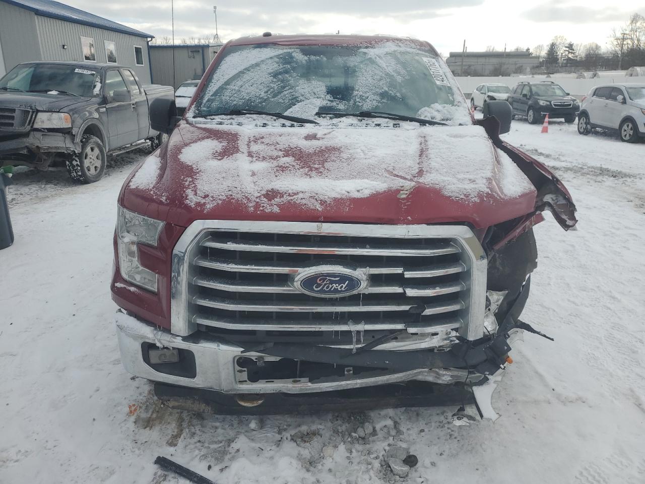 2016 Ford F-150 VIN 1FTFX1EG4GFD16509 Copart auction photo, front end / frame damage damage thumbnail 5