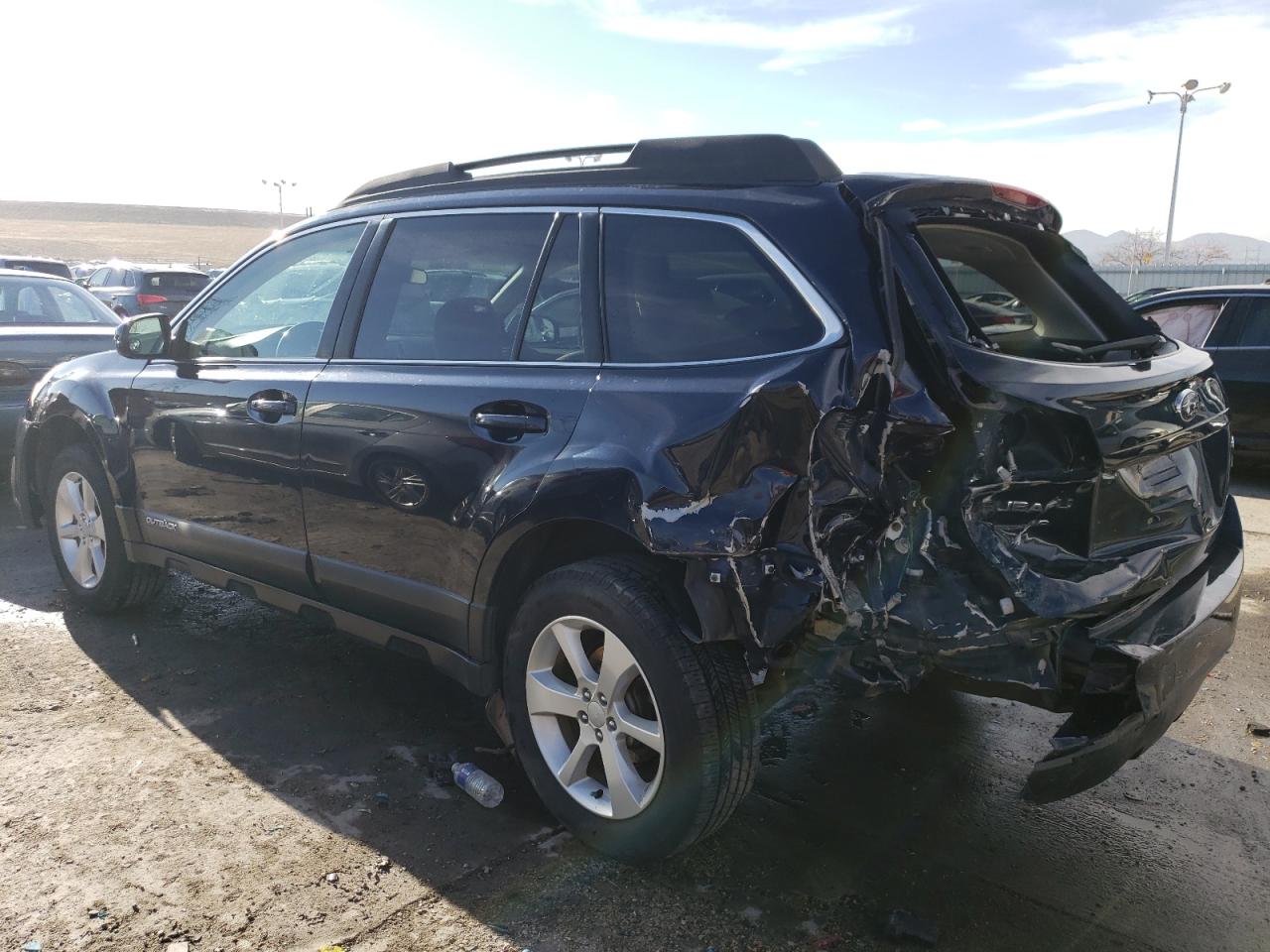 2013 Subaru Outback VIN 4S4BRBCC8D3268620 Copart auction photo, rear end / hail damage thumbnail 2