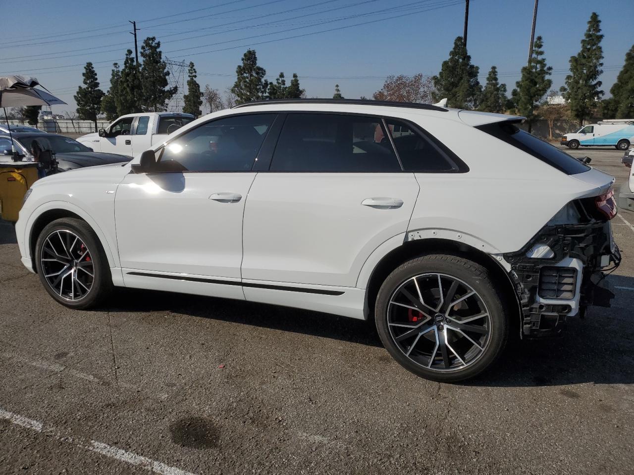 2019 Audi Q8 VIN WA1EVAF1XKD041089 Copart auction photo, rear end / side damage thumbnail 2