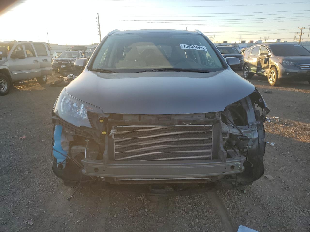 2013 Honda CR-V VIN 5J6RM4H72DL026179 Copart auction photo, front end / minor dent/scratches damage thumbnail 5