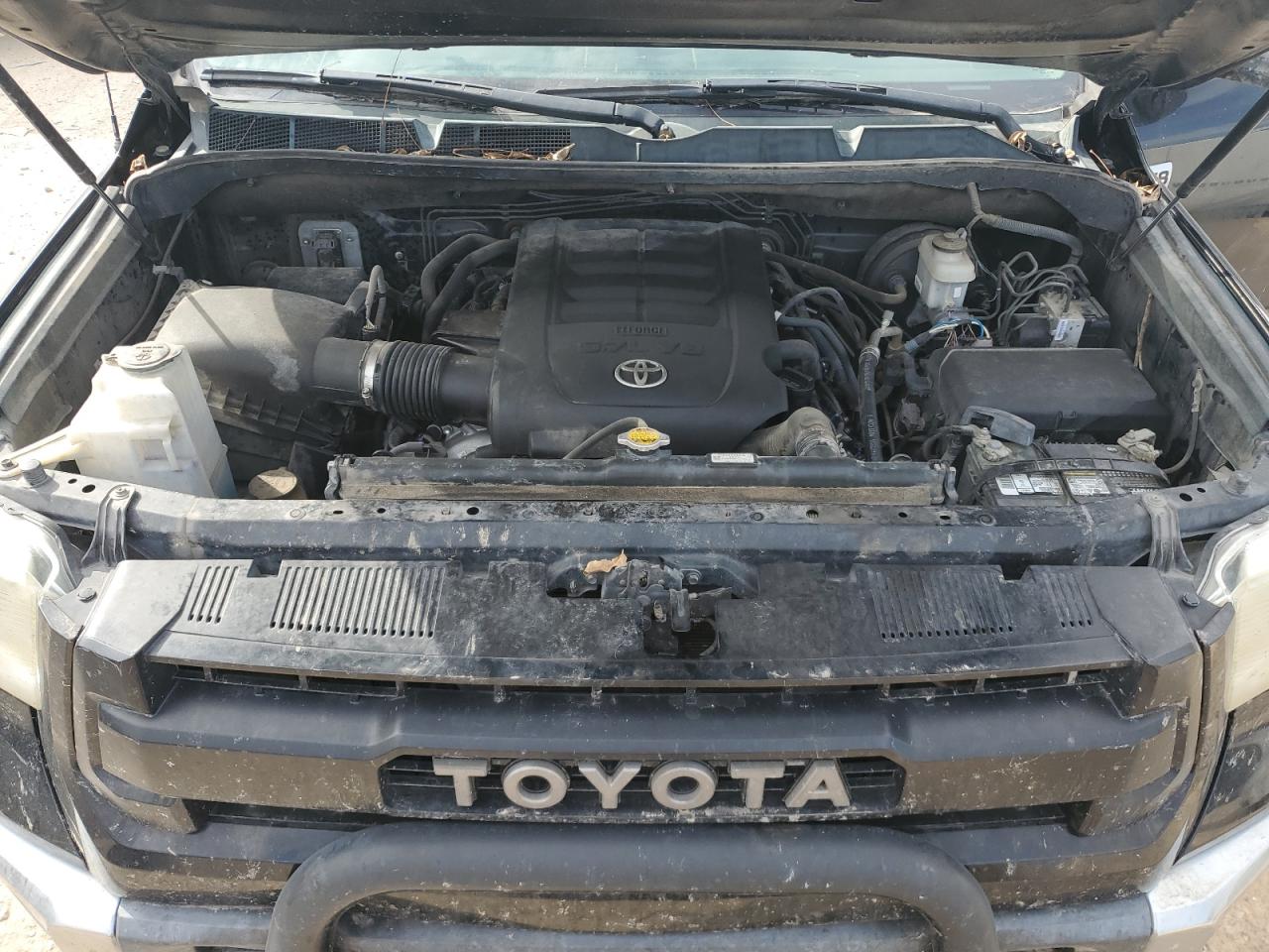 2014 Toyota Tundra VIN 5TFEY5F17EX149886 Copart auction photo, side / front end damage thumbnail 11
