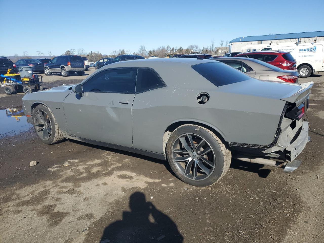 2018 Dodge Challenger VIN 2C3CDZBT0JH283885 Copart auction photo, rear end damage thumbnail 2