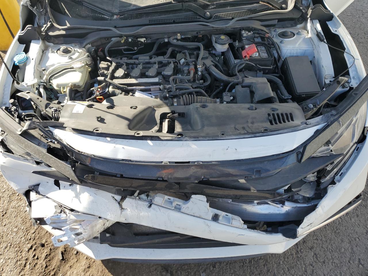 2019 Honda Civic VIN 19XFC1F3XKE014670 Copart auction photo, front end / rear end damage thumbnail 11