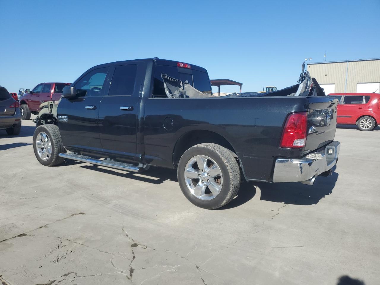 2016 RAM 1500 VIN 1C6RR6GT1GS147501 Copart auction photo, front end / hail damage thumbnail 2