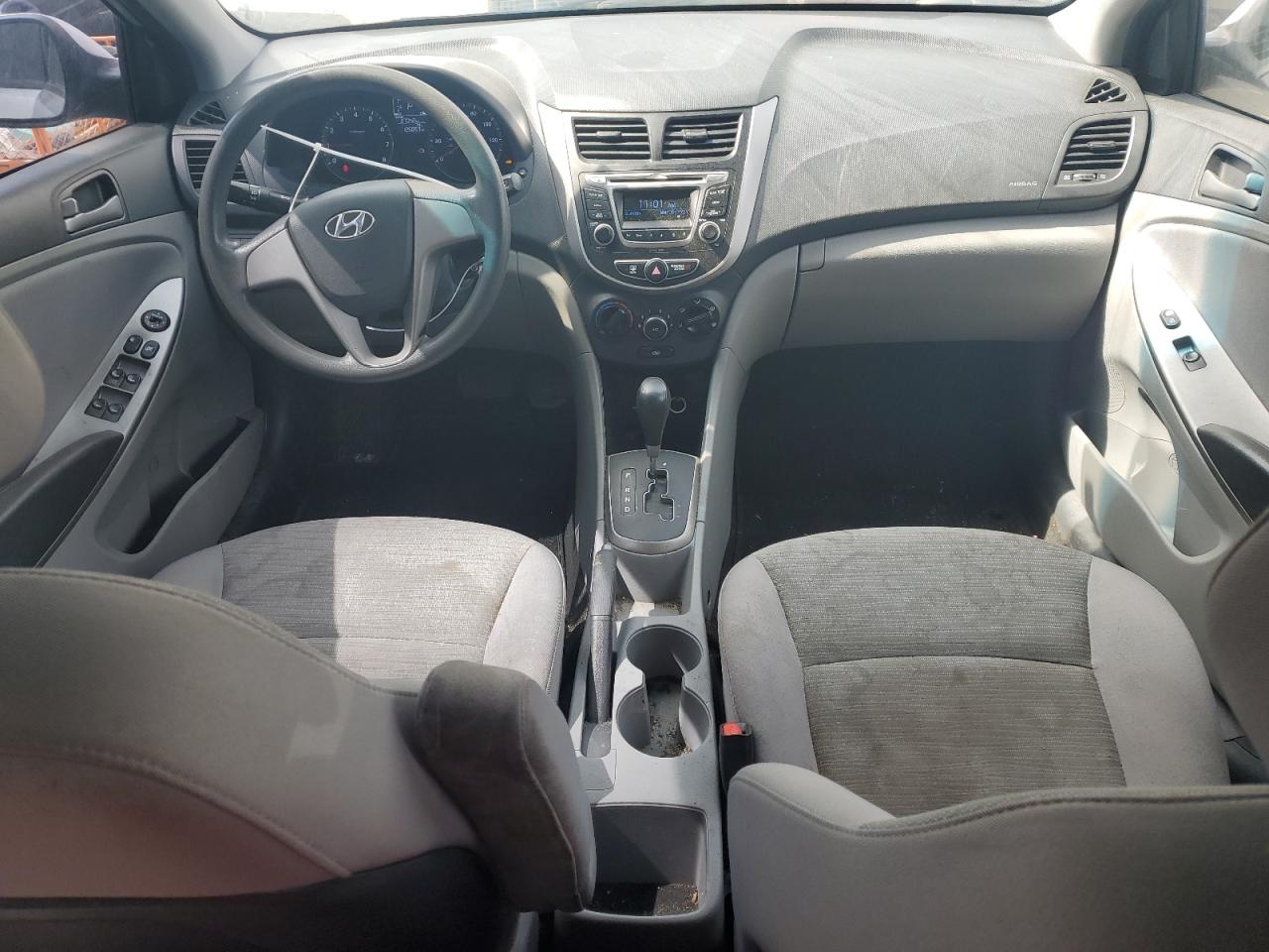 2017 Hyundai Accent VIN KMHCT4AE9HU346425 Copart auction photo, rear end / minor dent/scratches damage thumbnail 8