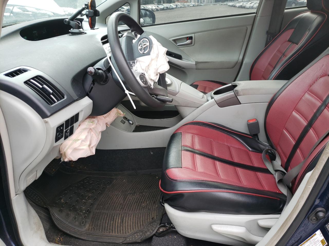 2014 Toyota Prius VIN JTDKN3DUXE0373546 Copart auction photo, front end damage thumbnail 7