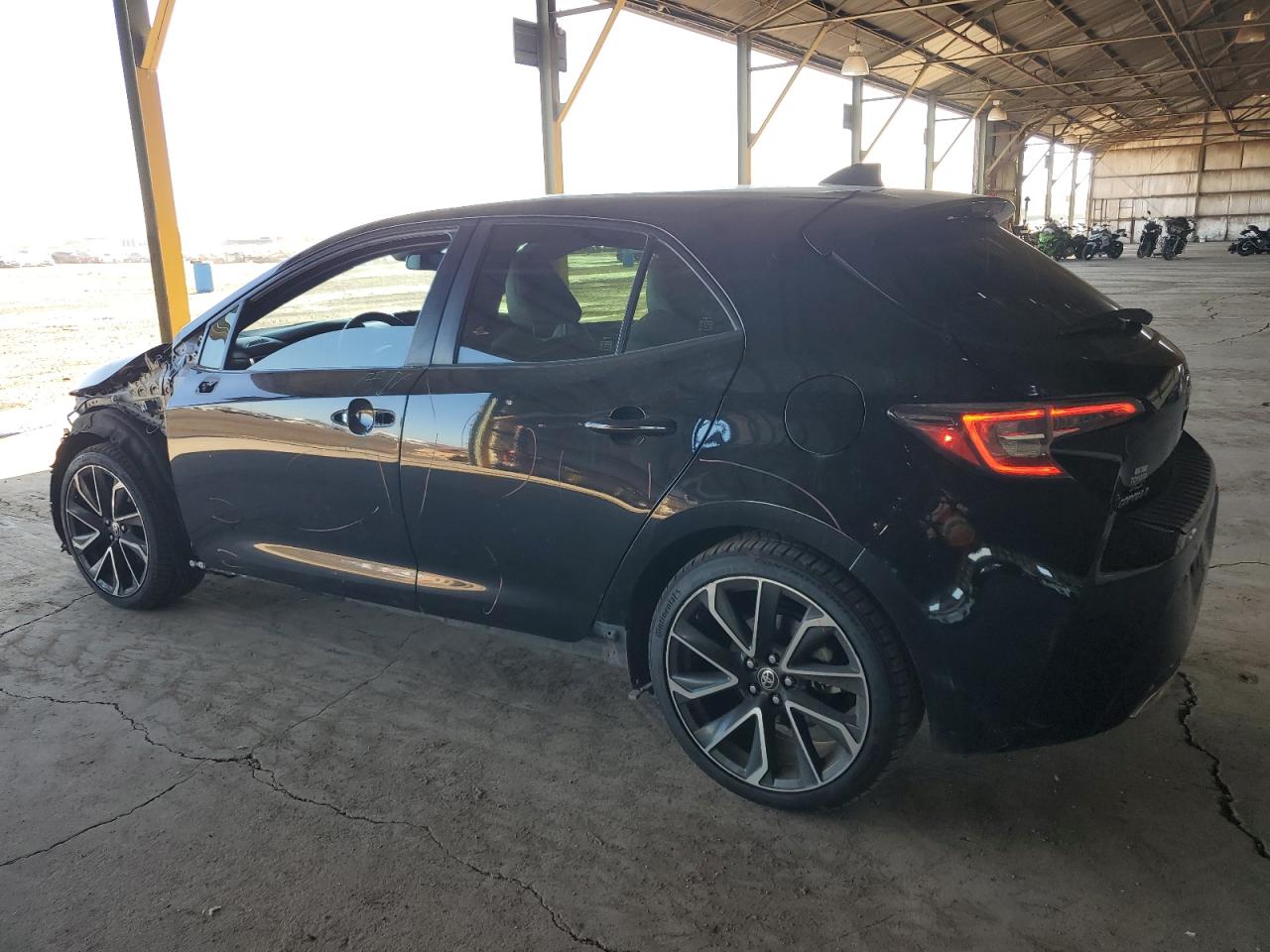 2019 Toyota Corolla VIN JTNK4RBE3K3030245 Copart auction photo, all over damage thumbnail 2
