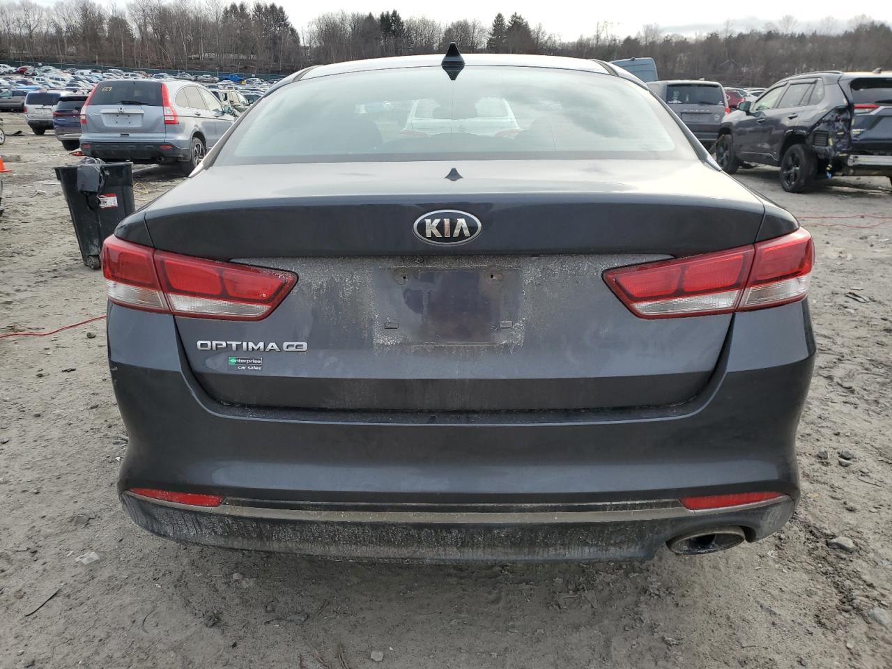 2017 KIA Optima VIN KNAGT4L30H5142492 Copart auction photo, vandalism / front end damage thumbnail 6