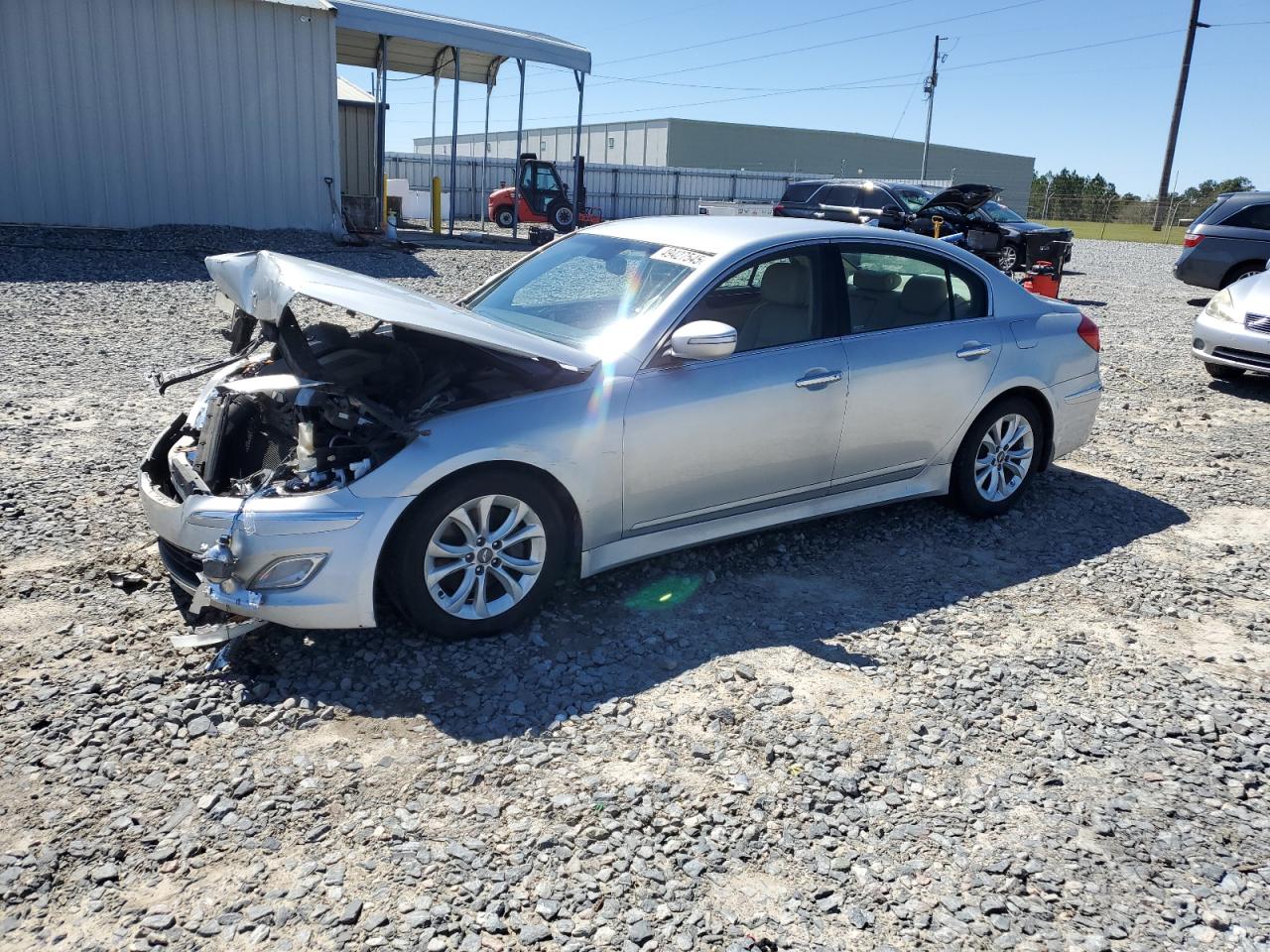 2013 Hyundai Genesis VIN KMHGC4DD7DU229263 - Copart auction photo
