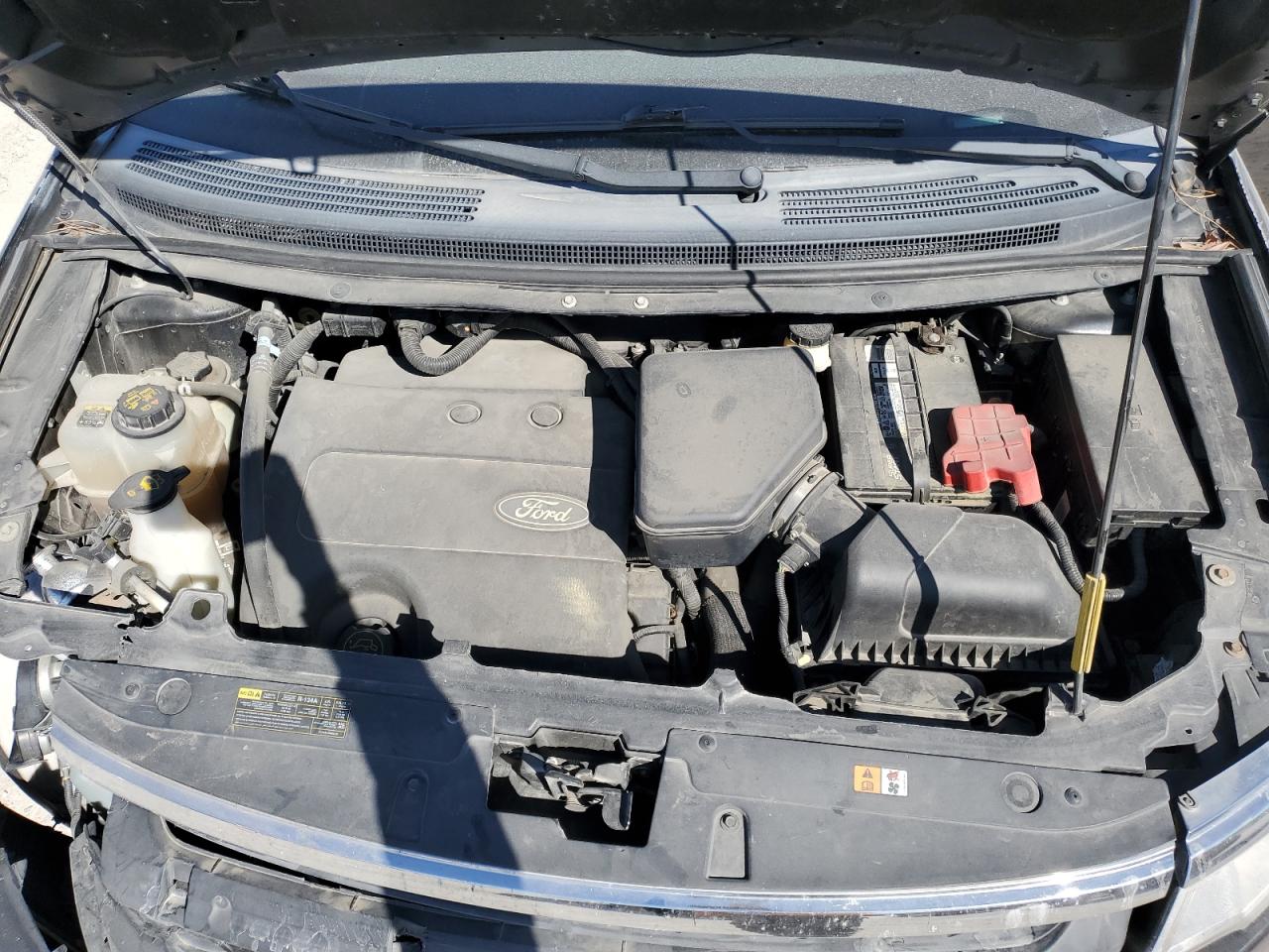 2014 Ford Edge VIN 2FMDK3JC0EBA74705 Copart auction photo, front end / all over damage thumbnail 11