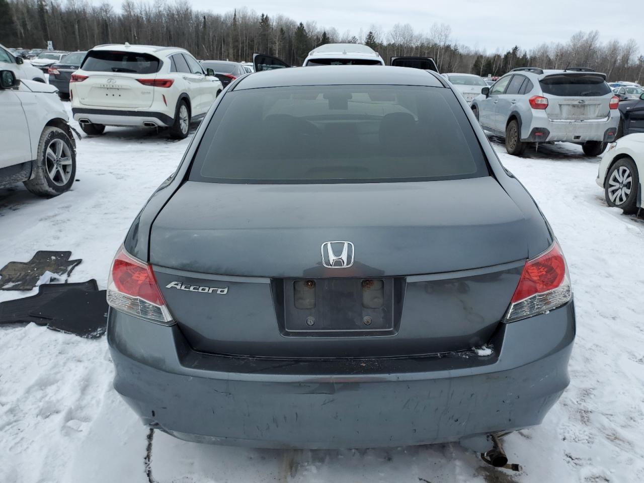 2010 Honda Accord VIN 1HGCP2F74AA800676 Copart auction photo, front end / undercarriage damage thumbnail 6