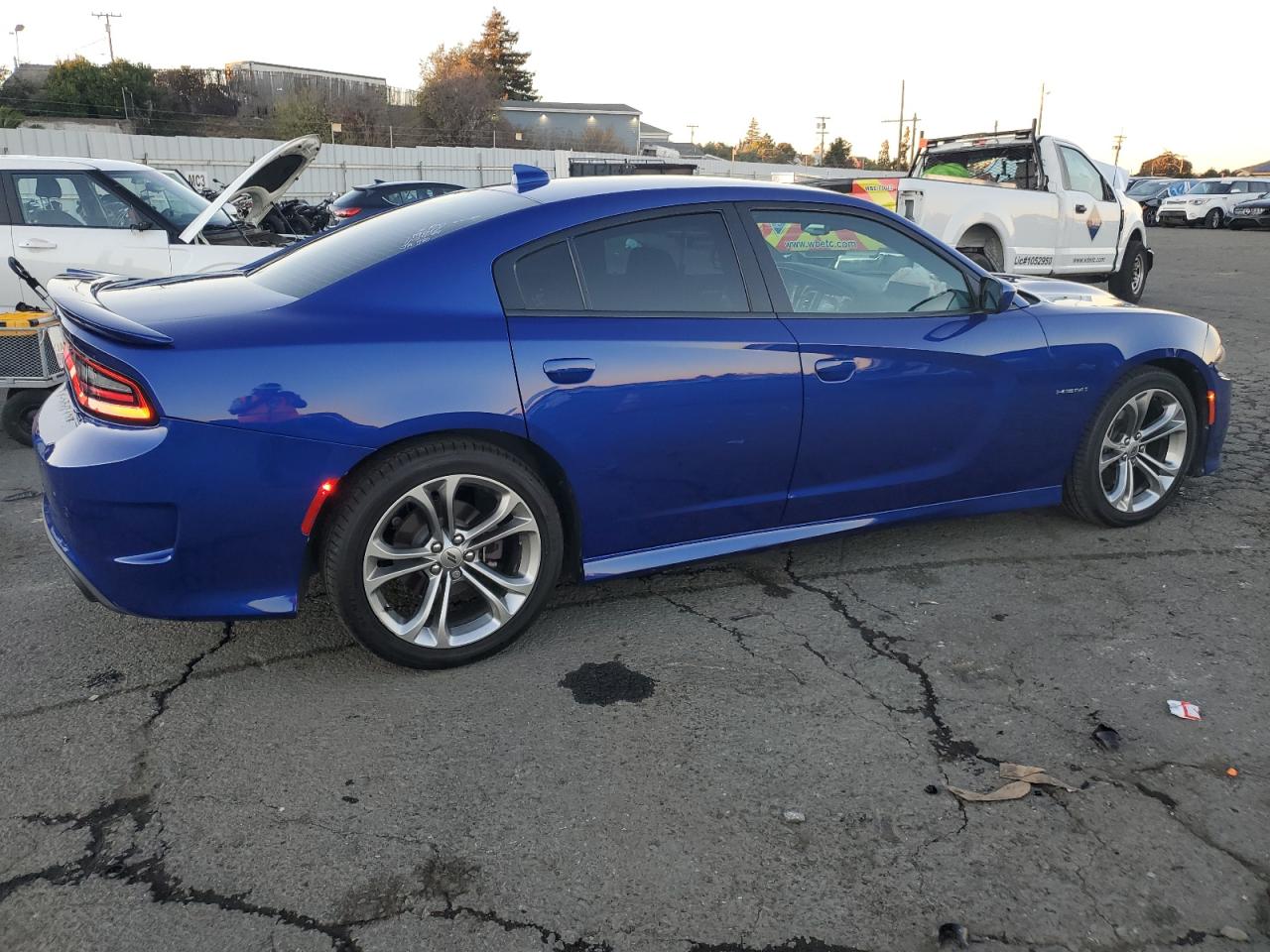 2020 Dodge Charger VIN 2C3CDXCTXLH173299 Copart auction photo, front end damage thumbnail 3