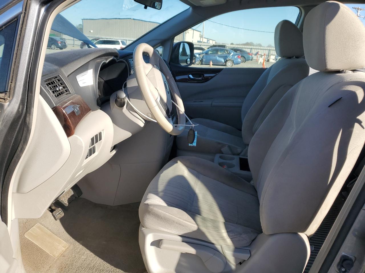 2015 Nissan Quest VIN JN8AE2KP9F9125129 Copart auction photo, rear end / side damage thumbnail 7