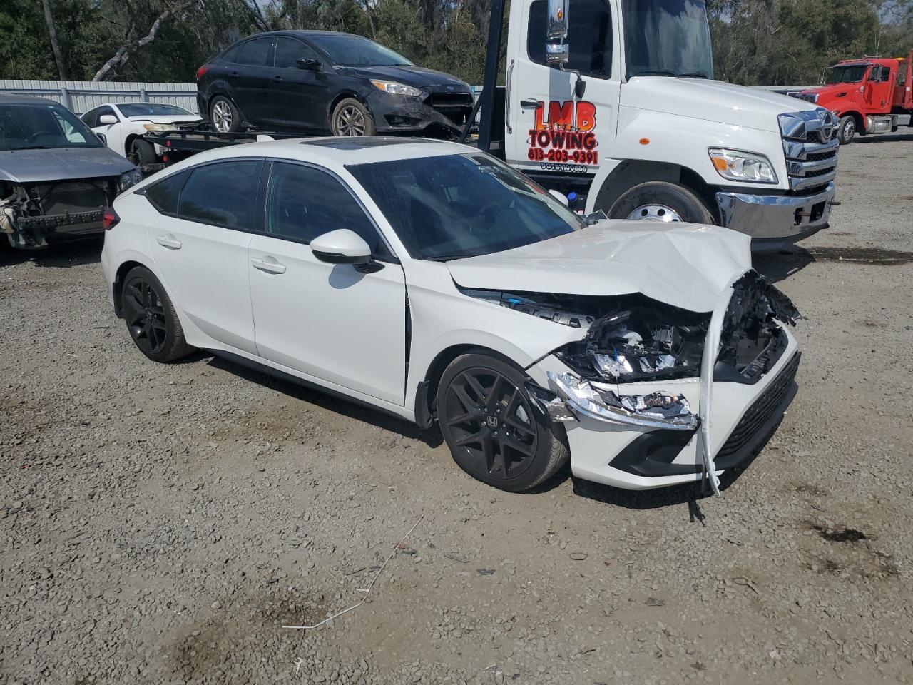 2024 Honda Civic VIN 19XFL1H81RE017878 Copart auction photo, front end damage thumbnail 4