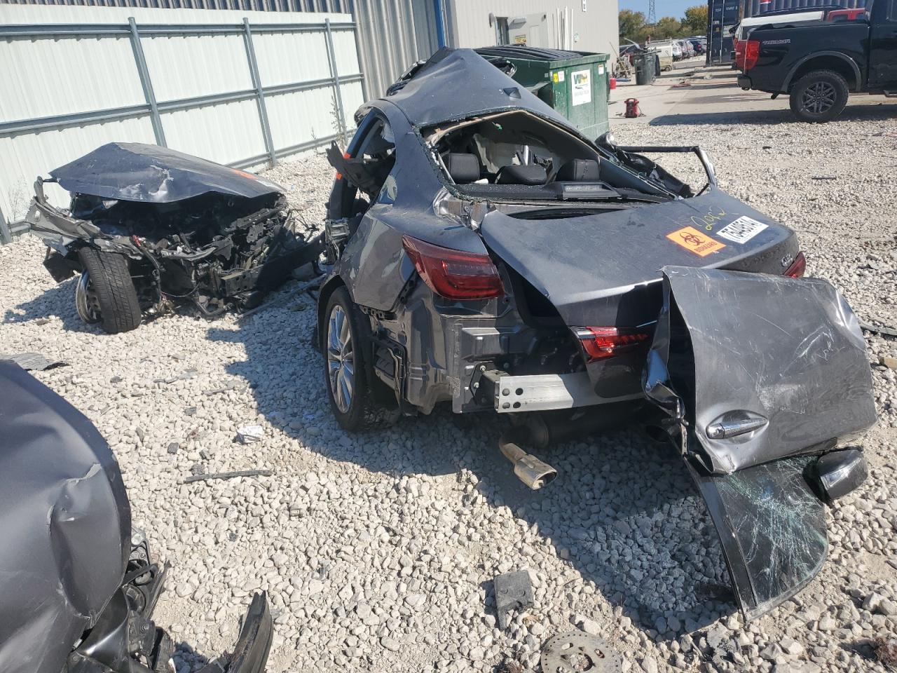 2019 Infiniti Q50 VIN JN1EV7AP7KM516897 Copart auction photo, all over damage thumbnail 4