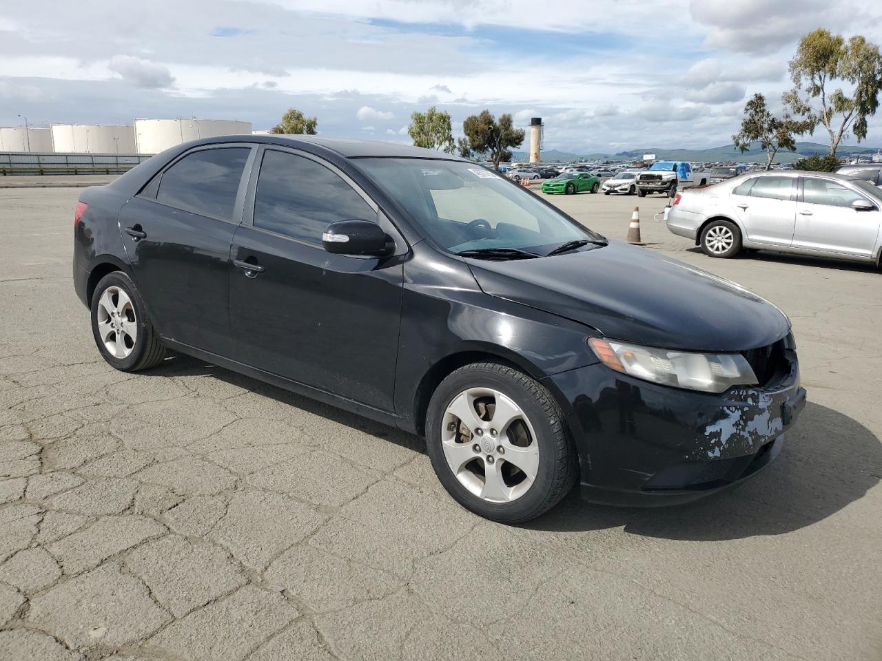 2010 KIA Forte VIN KNAFU4A26A5144045 Copart auction photo, front end damage thumbnail 4