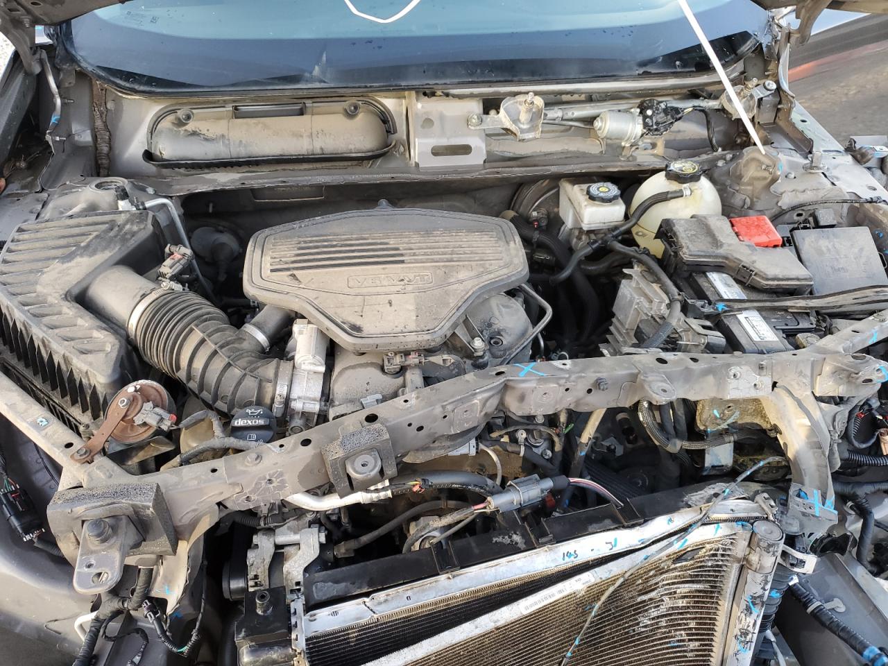 2019 GMC Acadia VIN 1GKKNMLS9KZ198515 Copart auction photo, front end damage thumbnail 12