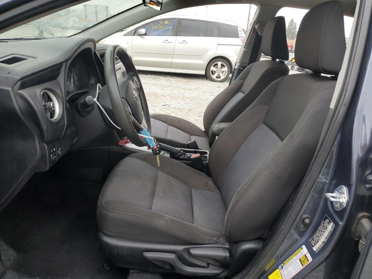 2017 Toyota Corolla VIN 5YFBURHE0HP684583 Copart auction photo, all over damage thumbnail 7