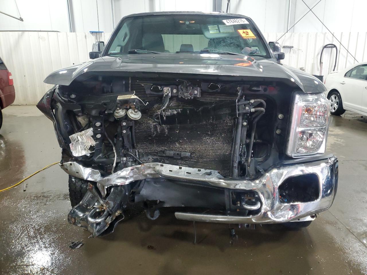 2015 Ford F250 VIN 1FT7W2B68FEB44482 Copart auction photo, front end damage thumbnail 5