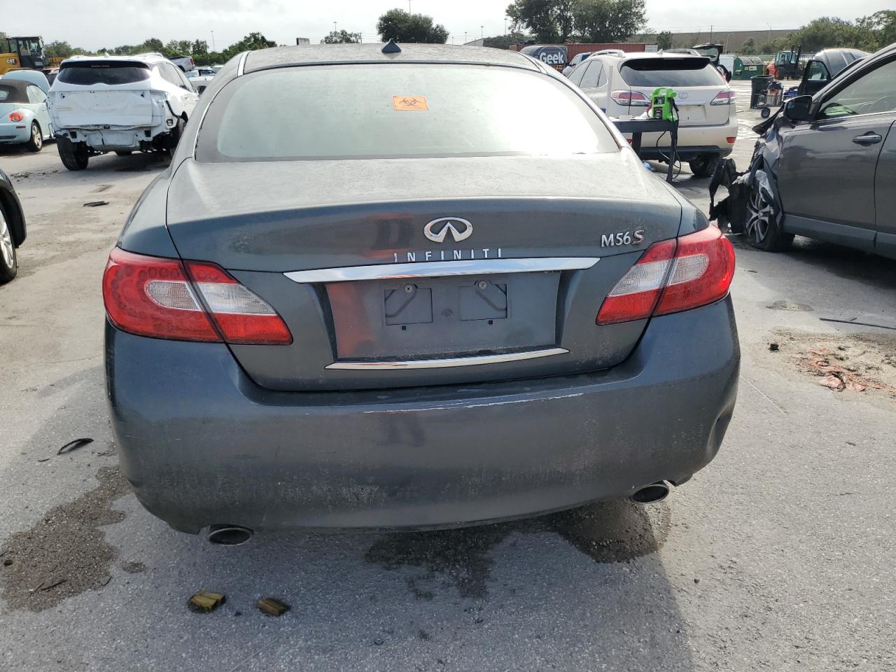 2011 Infiniti M VIN JN1AY1AP3BM520058 Copart auction photo, front end damage thumbnail 6