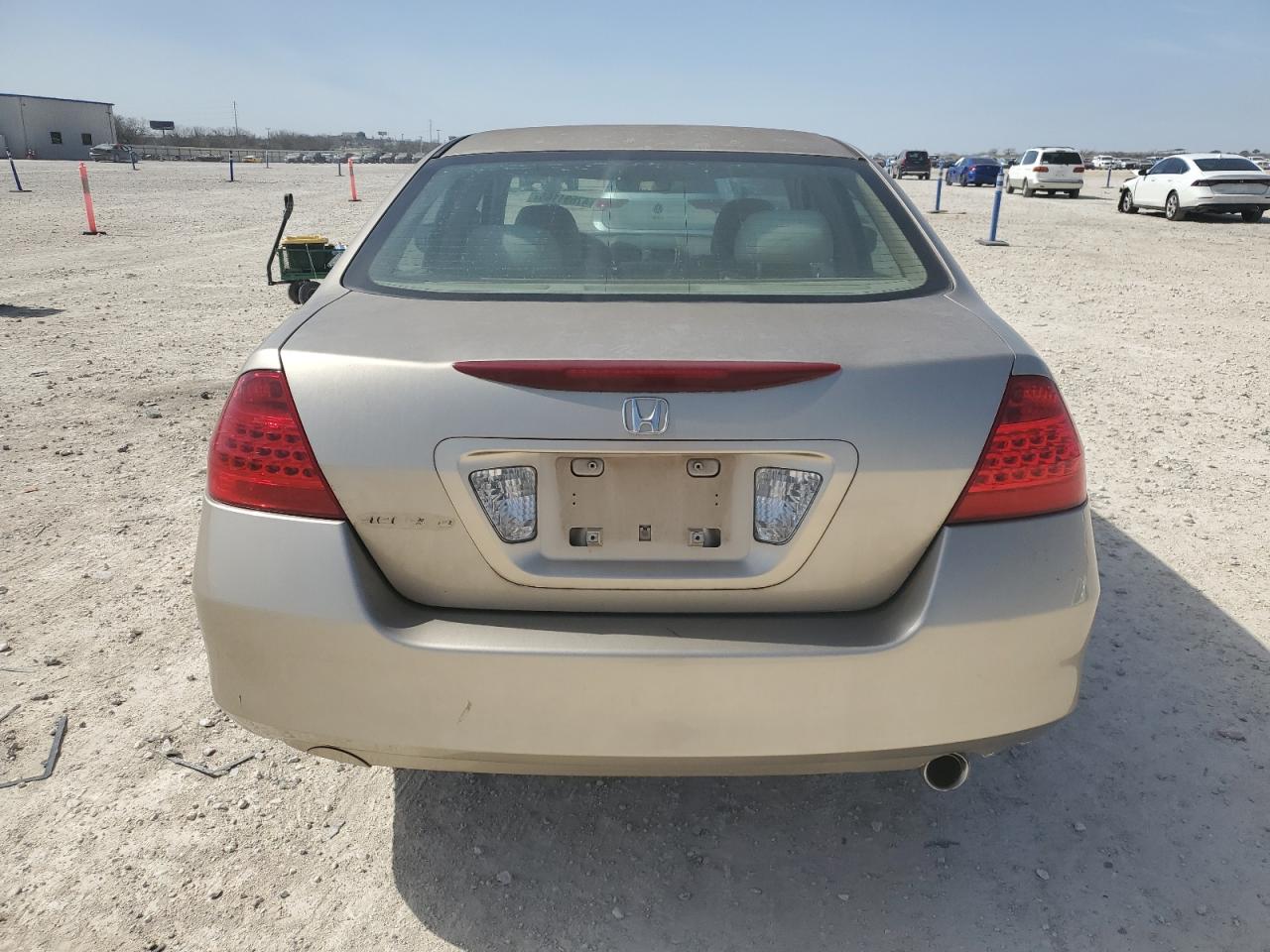 2007 Honda Accord VIN 3HGCM56447G701365 Copart auction photo, side / rear end damage thumbnail 6