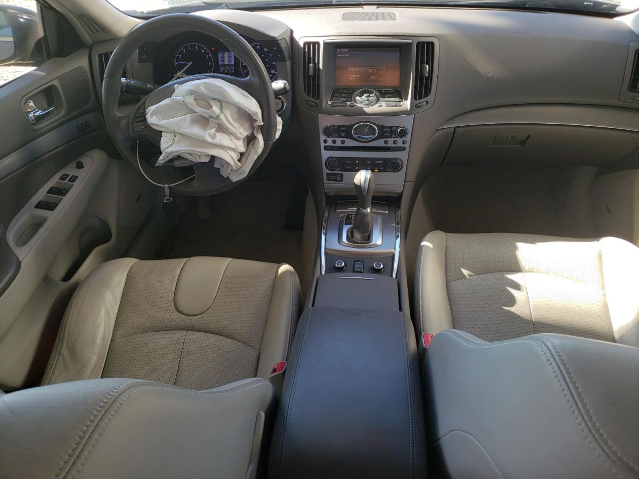 2013 Infiniti G VIN JN1CV6AR9DM764395 Copart auction photo, front end / minor dent/scratches damage thumbnail 8
