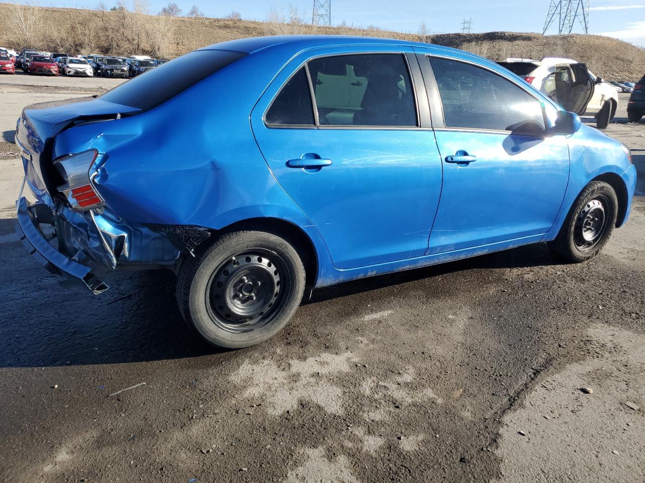 2009 Toyota Yaris VIN JTDBT903291335458 Copart auction photo, rear end damage thumbnail 3