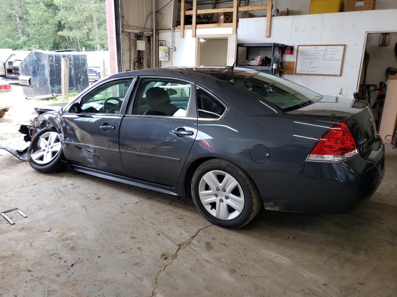 2011 Chevrolet Impala VIN 2G1WA5EKXB1241806 Copart auction photo, front end / side damage thumbnail 2
