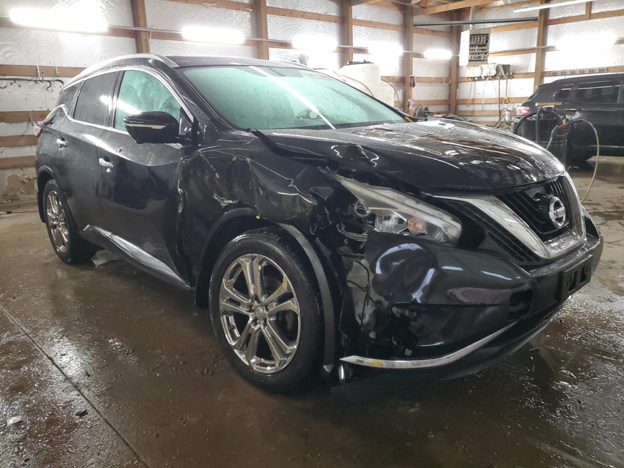 2015 Nissan Murano VIN 5N1AZ2MH9FN251600 Copart auction photo, front end / undercarriage damage thumbnail 4