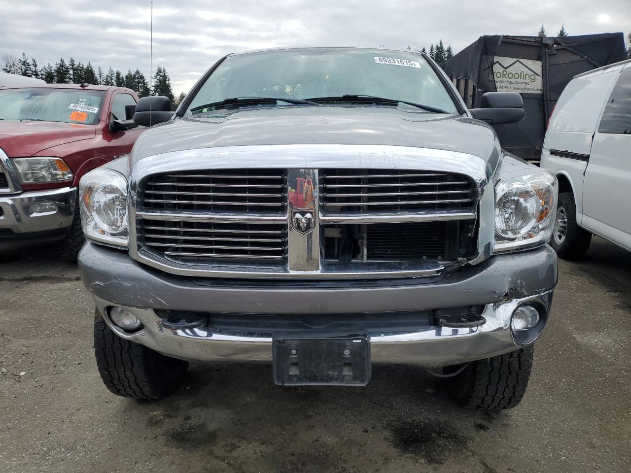 2009 Dodge RAM VIN 3D7KS28T59G550810 Copart auction photo, front end damage thumbnail 5
