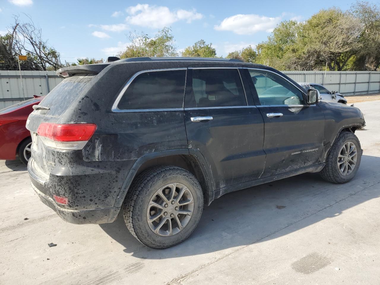 2015 Jeep Grand Cherokee VIN 1C4RJEBGXFC219647 Copart auction photo, all over damage thumbnail 3