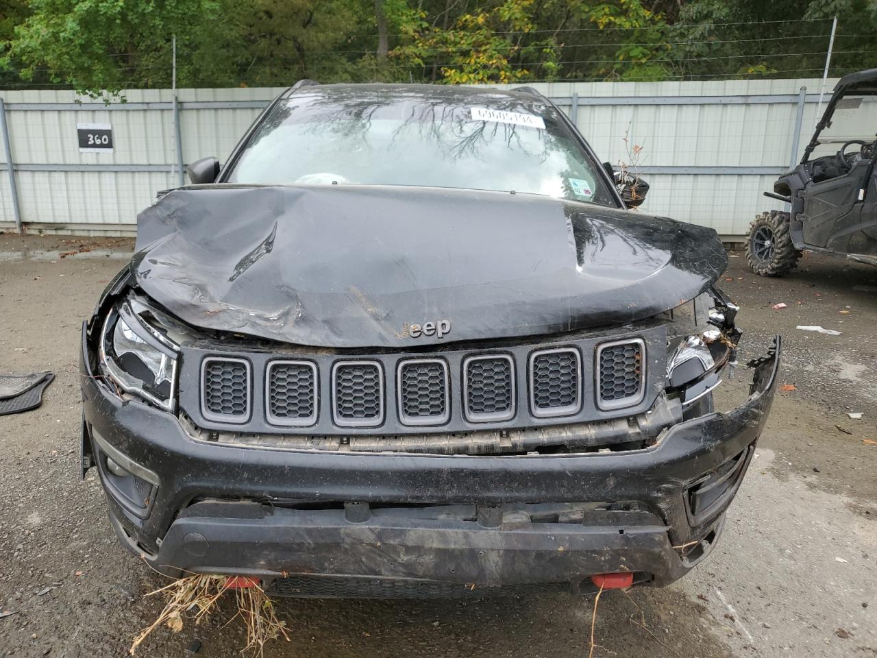 2019 Jeep Compass VIN 3C4NJDDB4KT765742 Copart auction photo, all over damage thumbnail 5