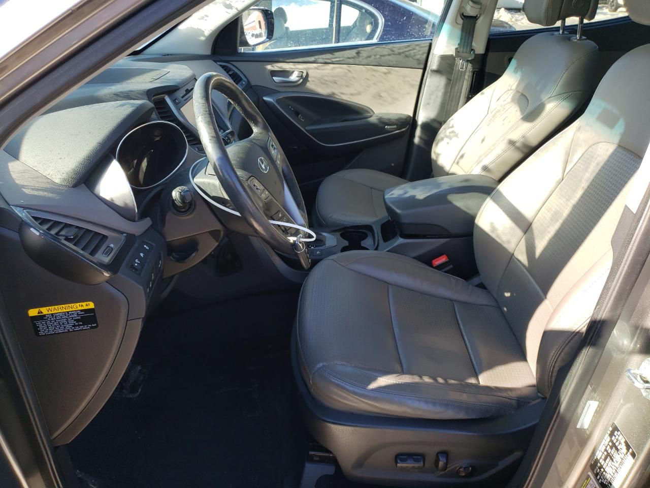 2014 Hyundai Santa Fe VIN 5XYZUDLB0EG228890 Copart auction photo, front end damage thumbnail 7