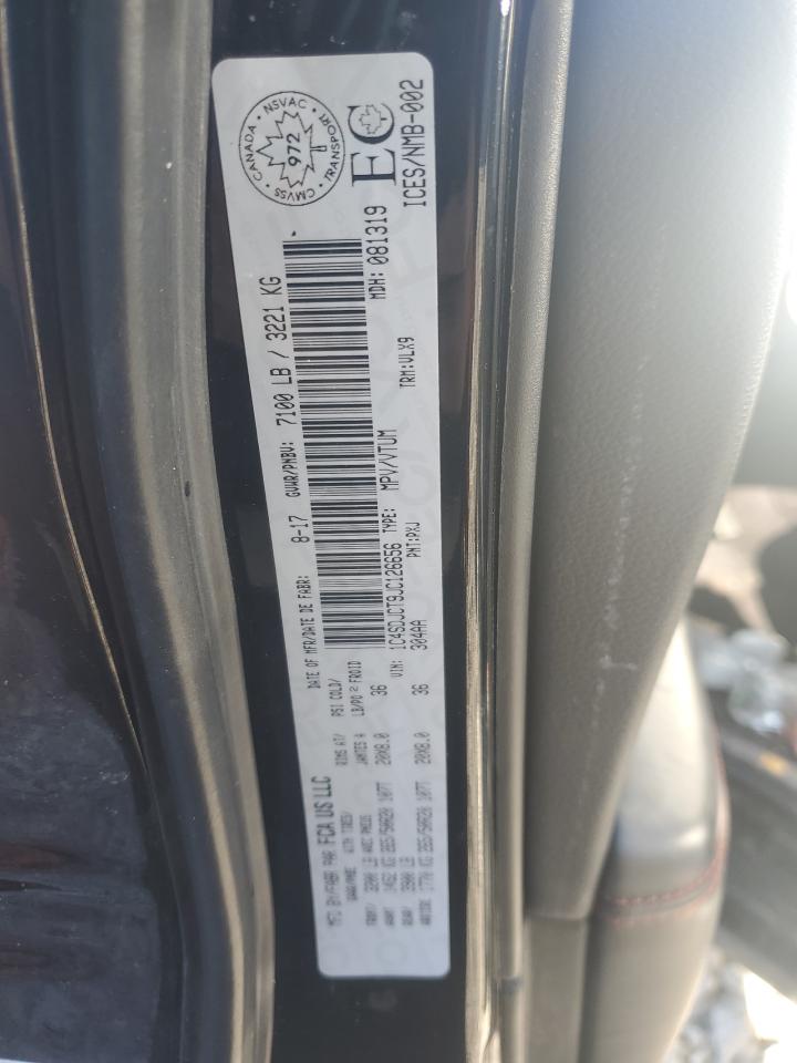 2018 Dodge Durango VIN 1C4SDJCT9JC126656 Copart auction photo, rollover damage thumbnail 13