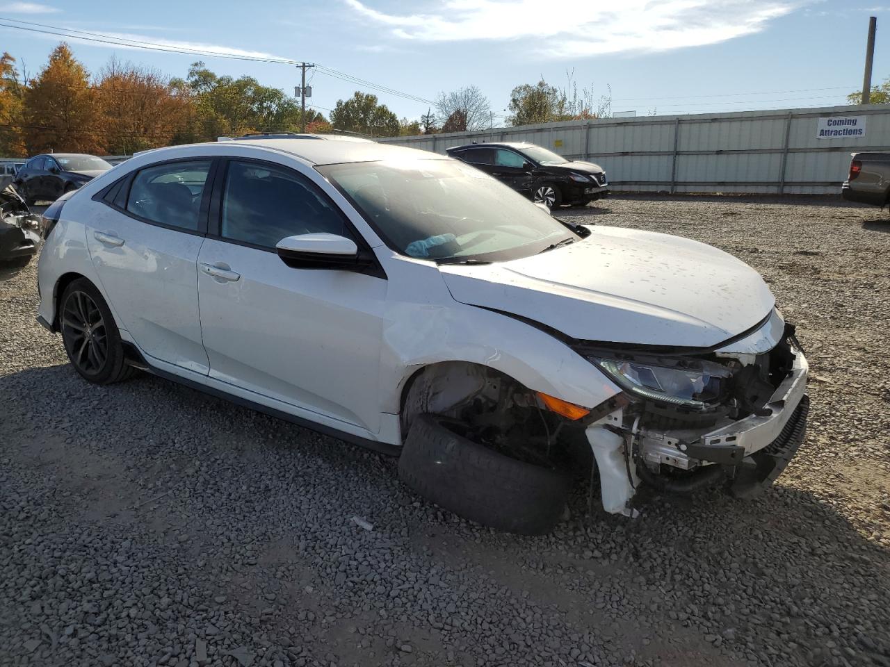 2021 Honda Civic VIN SHHFK7H48MU404027 Copart auction photo, front end damage thumbnail 4