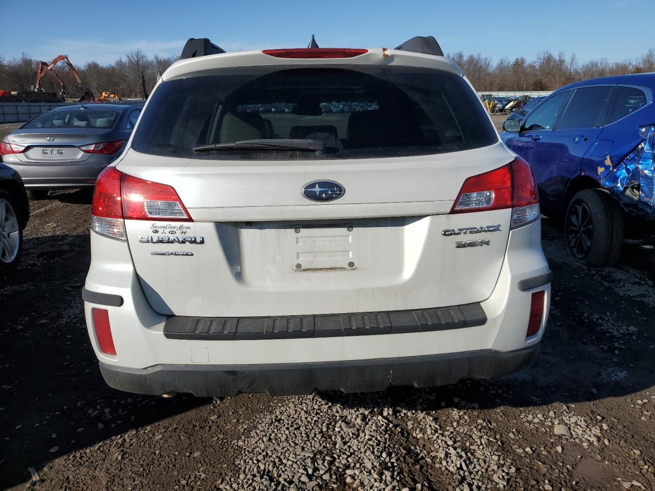 2011 Subaru Outback VIN 4S4BRDKCXB2388175 Copart auction photo, mechanical damage thumbnail 6