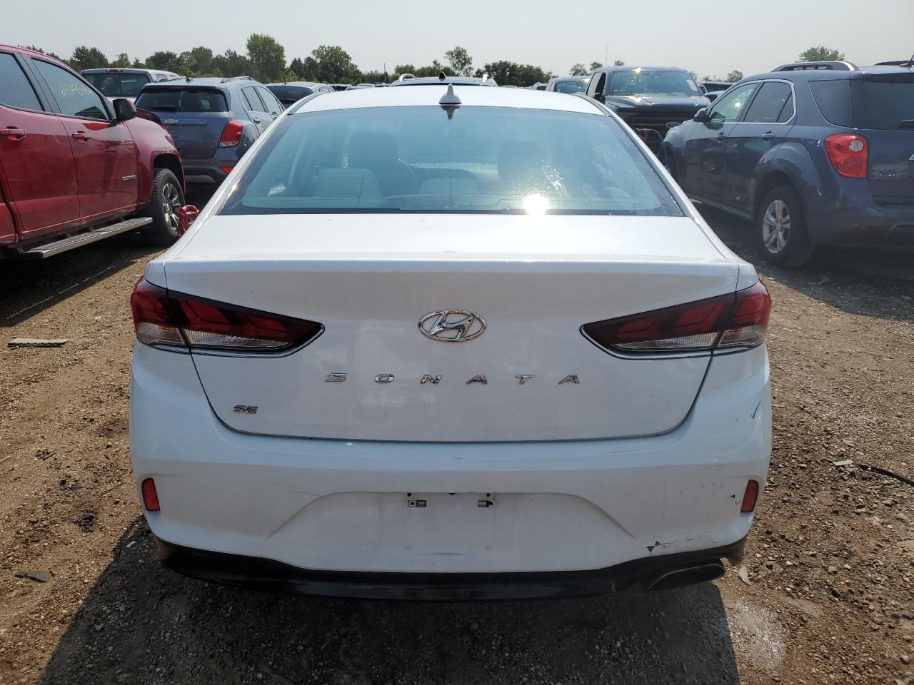 2018 Hyundai Sonata VIN 5NPE24AF0JH652969 Copart auction photo, all over damage thumbnail 6